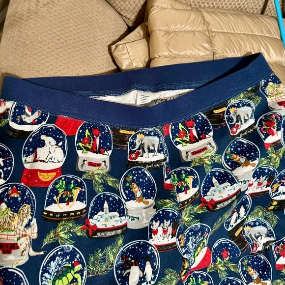 Vera Bradley Snow Globes Holiday Pajamas Size L - NEW - Picture 8 of 10
